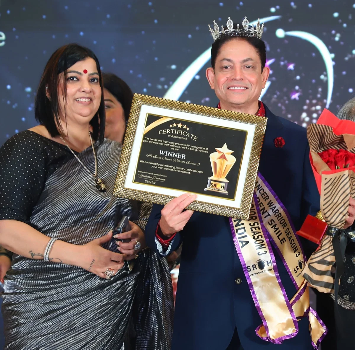 Ramendra Kumar crowned Mr India Cancer Warrior